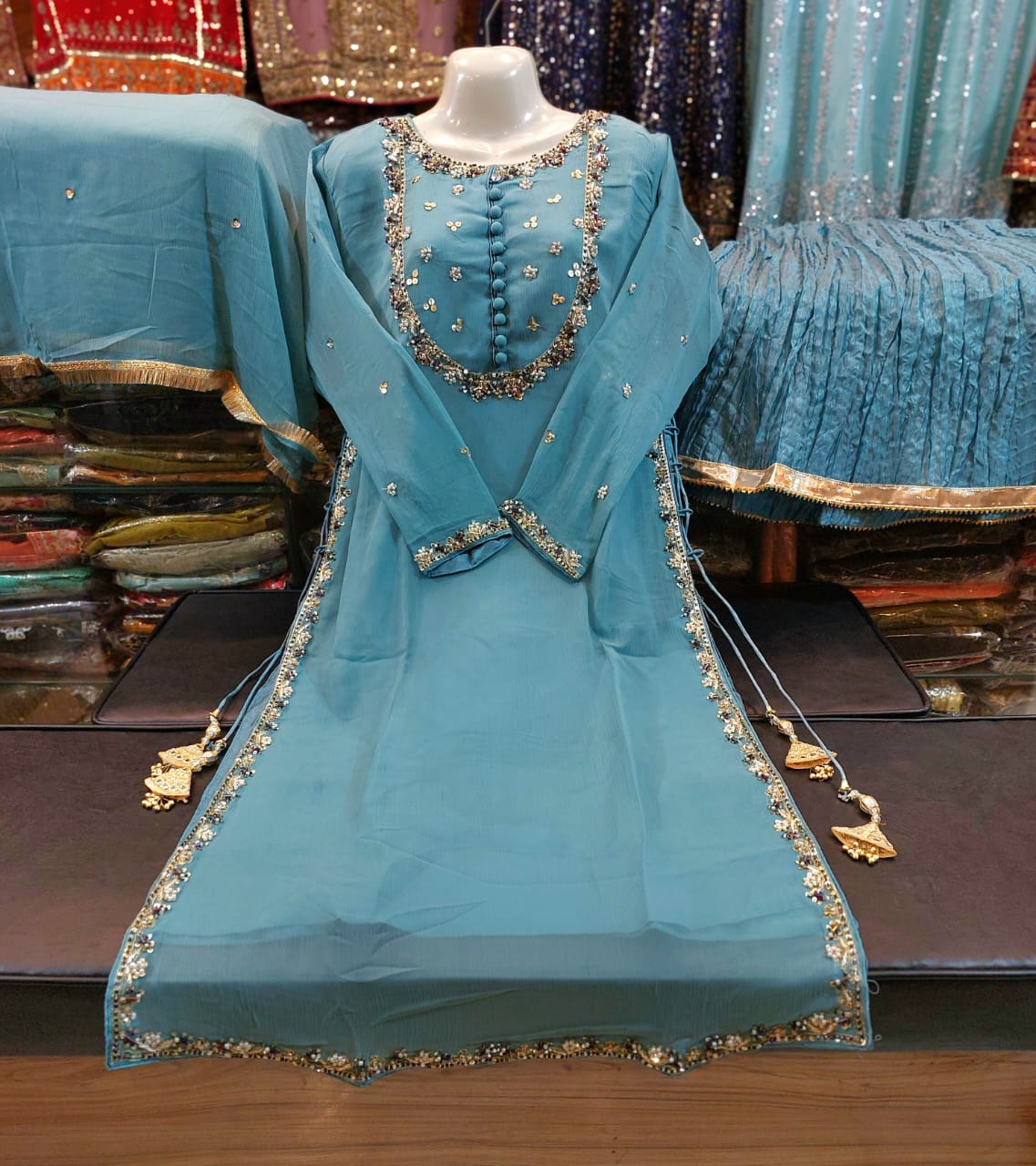 New Arrival Of Ready to wear Chiffon long shirt | 25